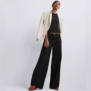 Rag & Bone Sofie Wife Leg Black Jean